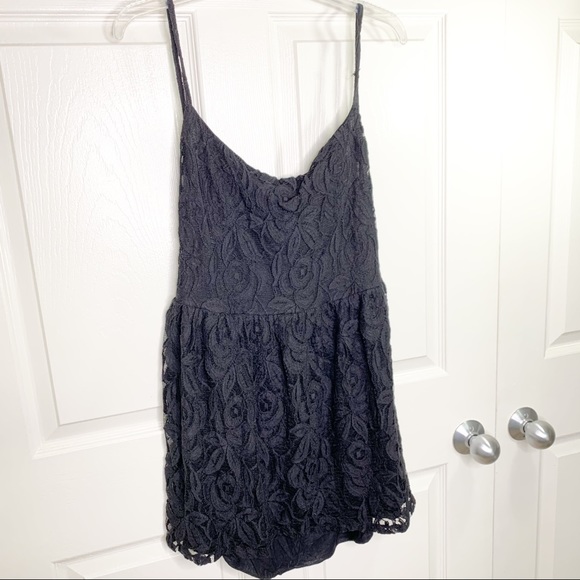 Planet Blue Blu Moon Lace Park Backless Mini Drss - Picture 3 of 10